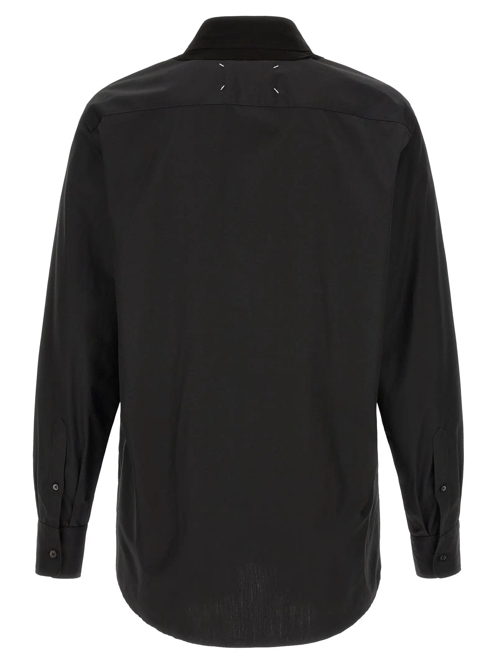 Maison Margiela Black Cotton Blouse