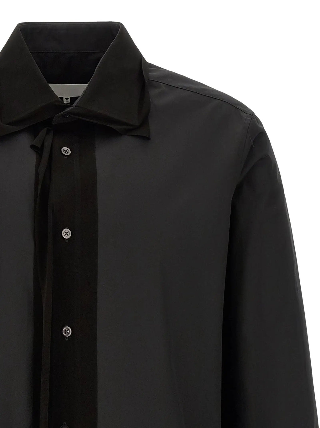 Maison Margiela Black Cotton Blouse