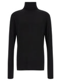Thom Krom Black Viscose Cardigan