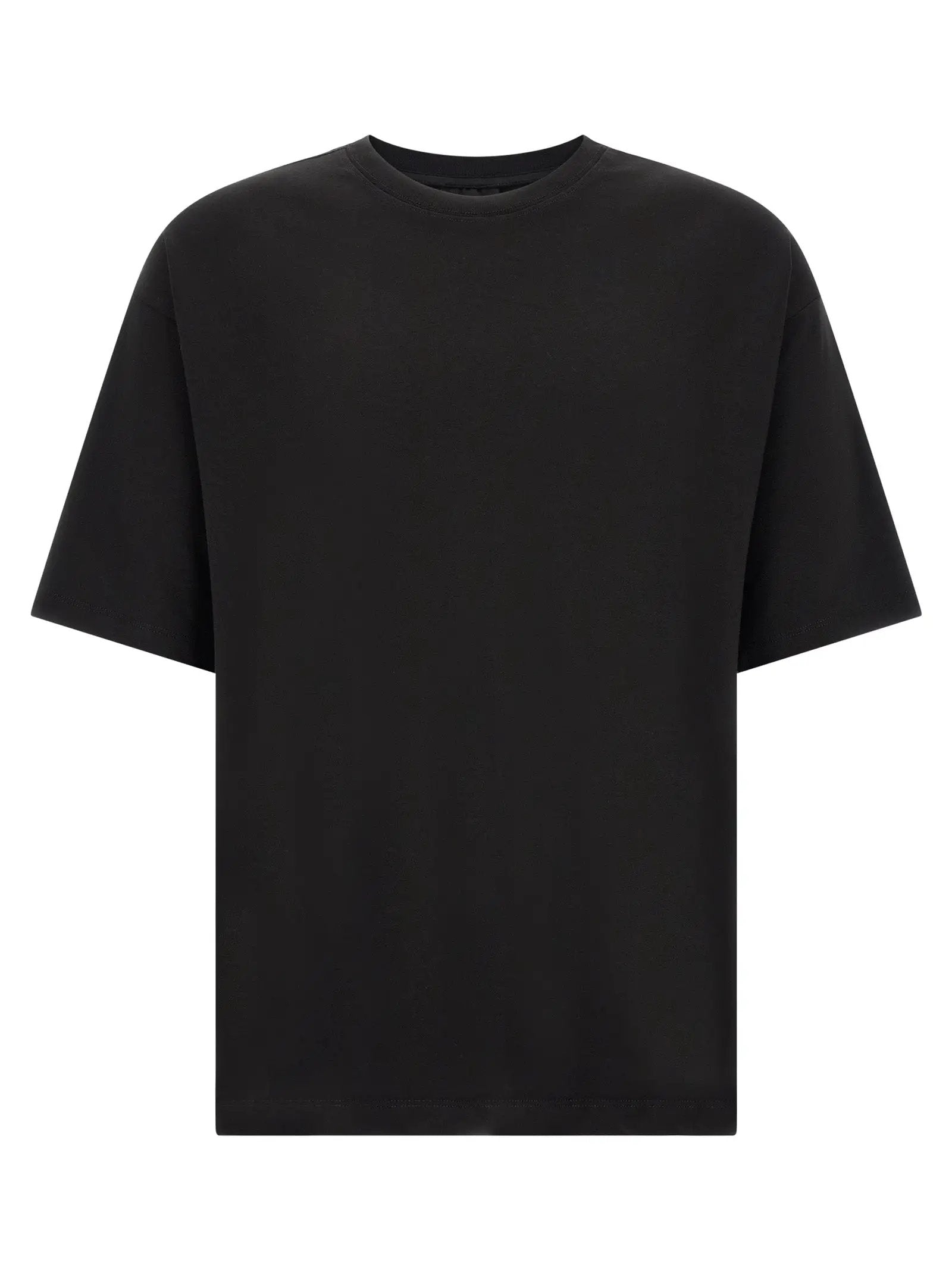Thom Krom Black Cotton T-Shirt