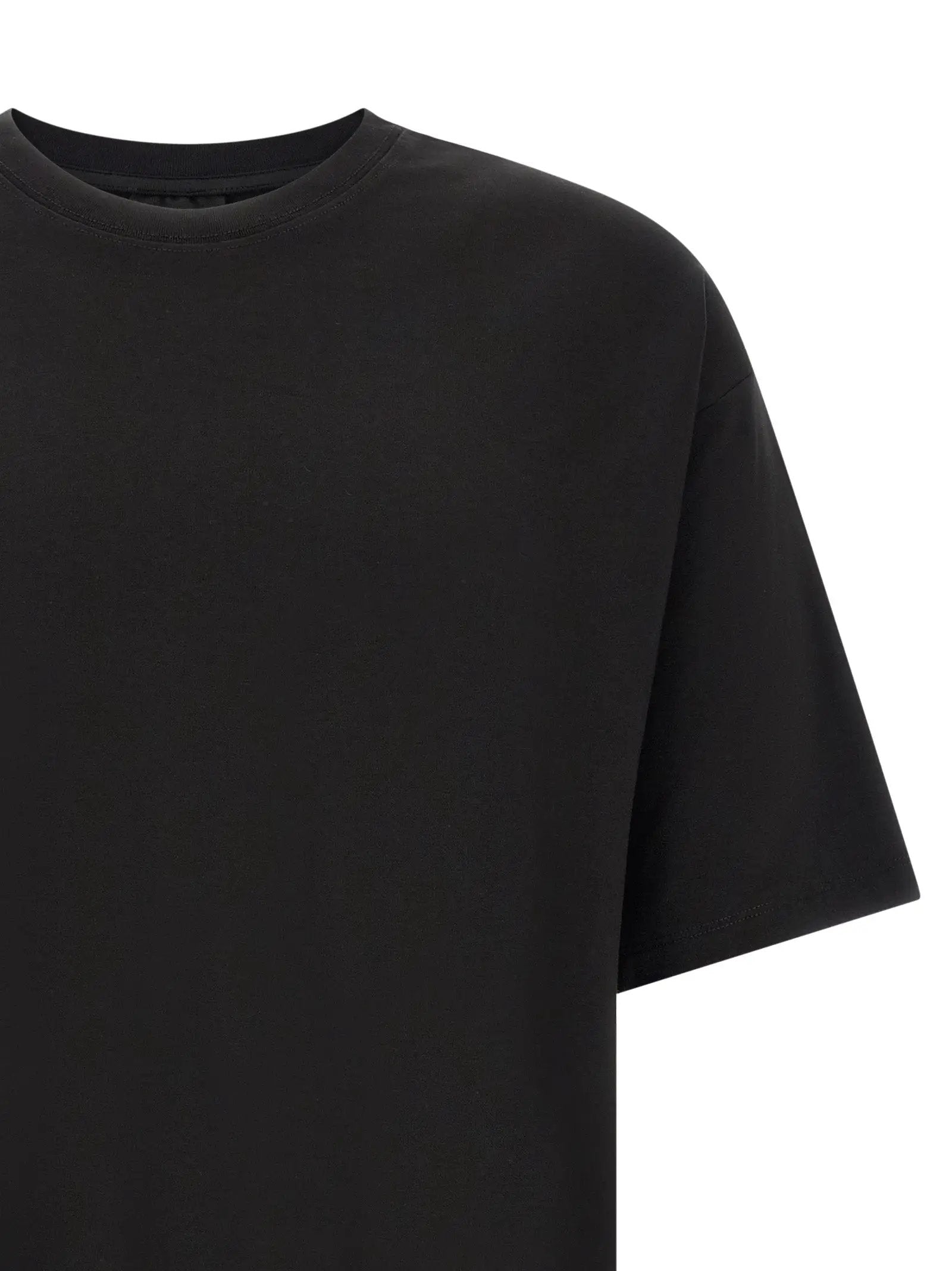 Thom Krom Black Cotton T-Shirt