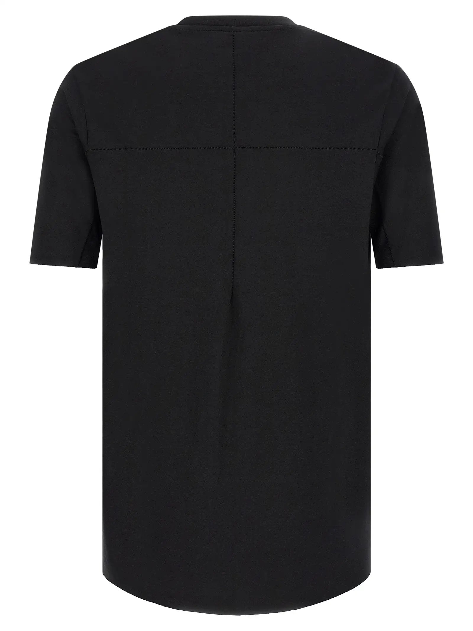 Thom Krom Black Viscose T-Shirt