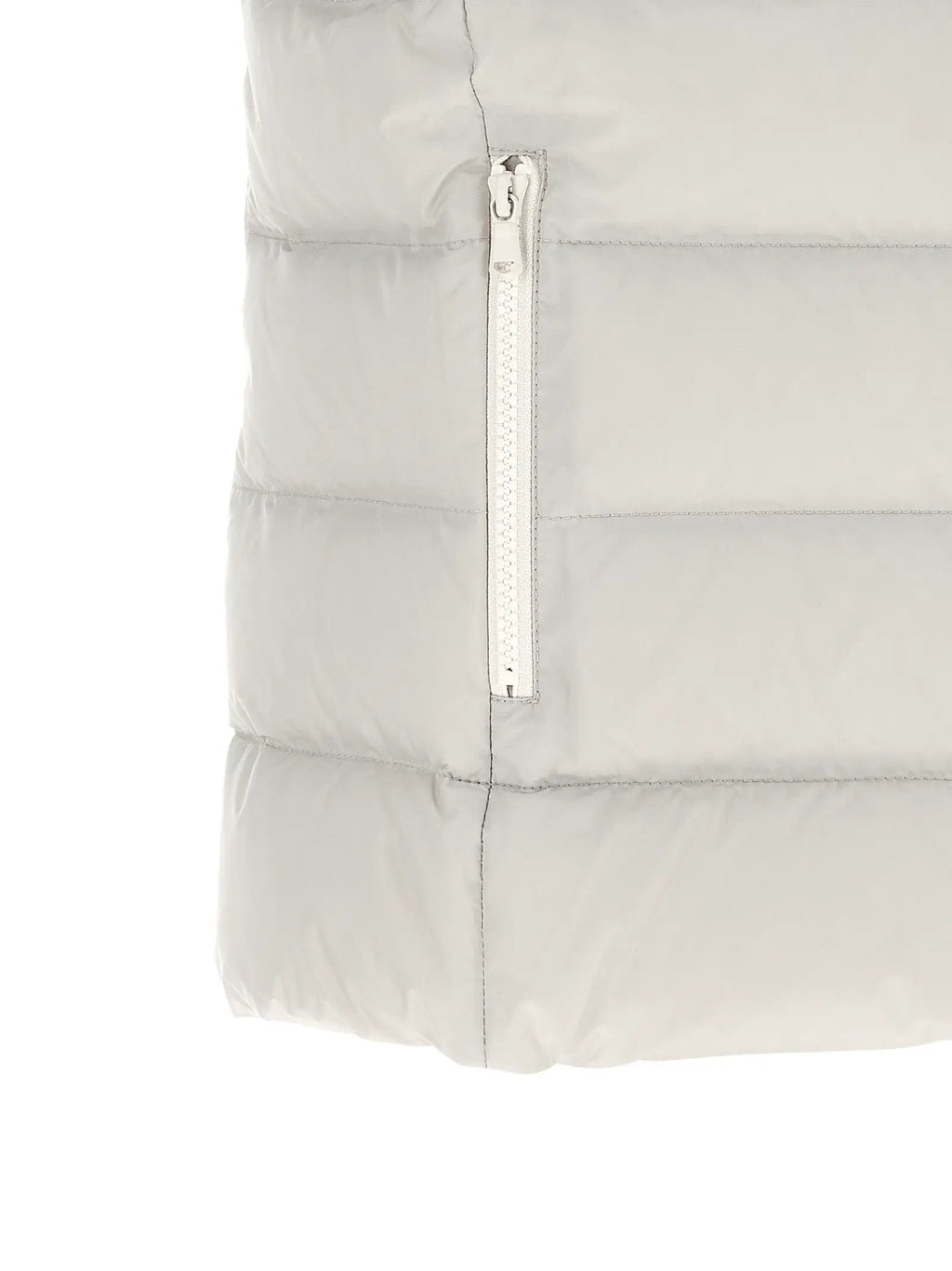 Brunello Cucinelli Gray Polyester Sleeveless Jacket