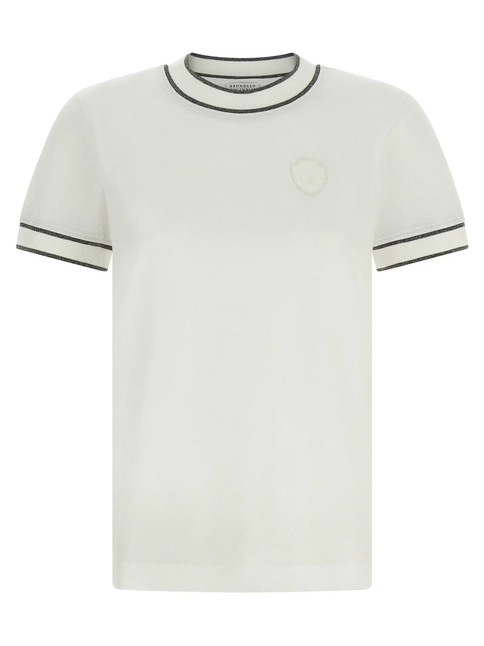 Brunello Cucinelli Brunello Cucinelli White Cotton T-Shirt