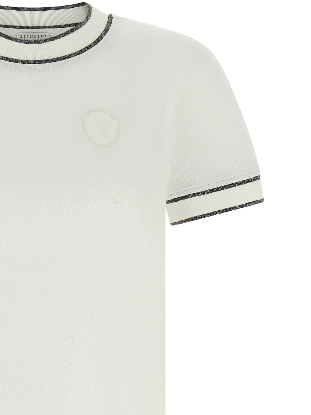 Brunello Cucinelli Brunello Cucinelli White Cotton T-Shirt