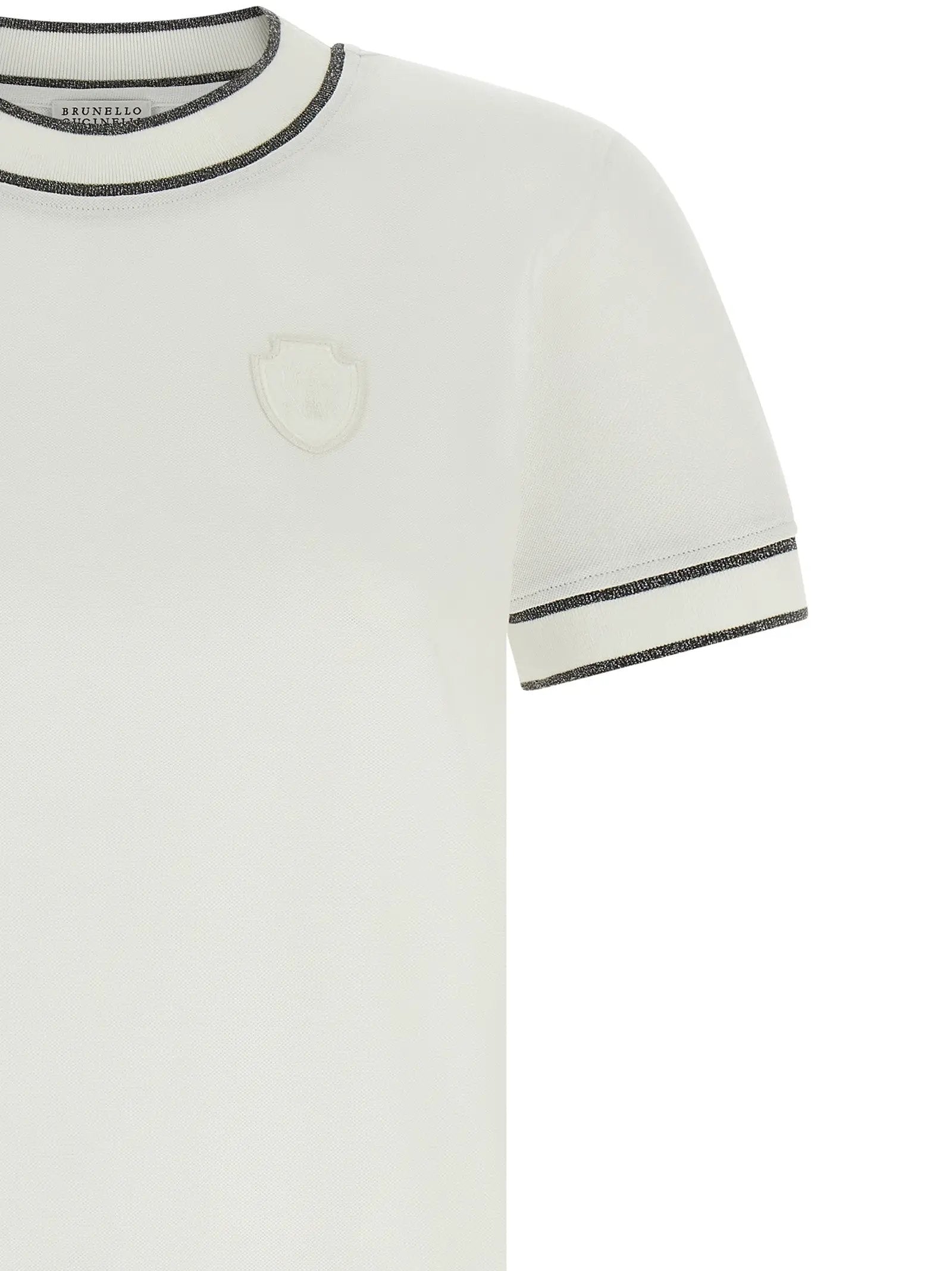 Brunello Cucinelli Brunello Cucinelli White Cotton T-Shirt