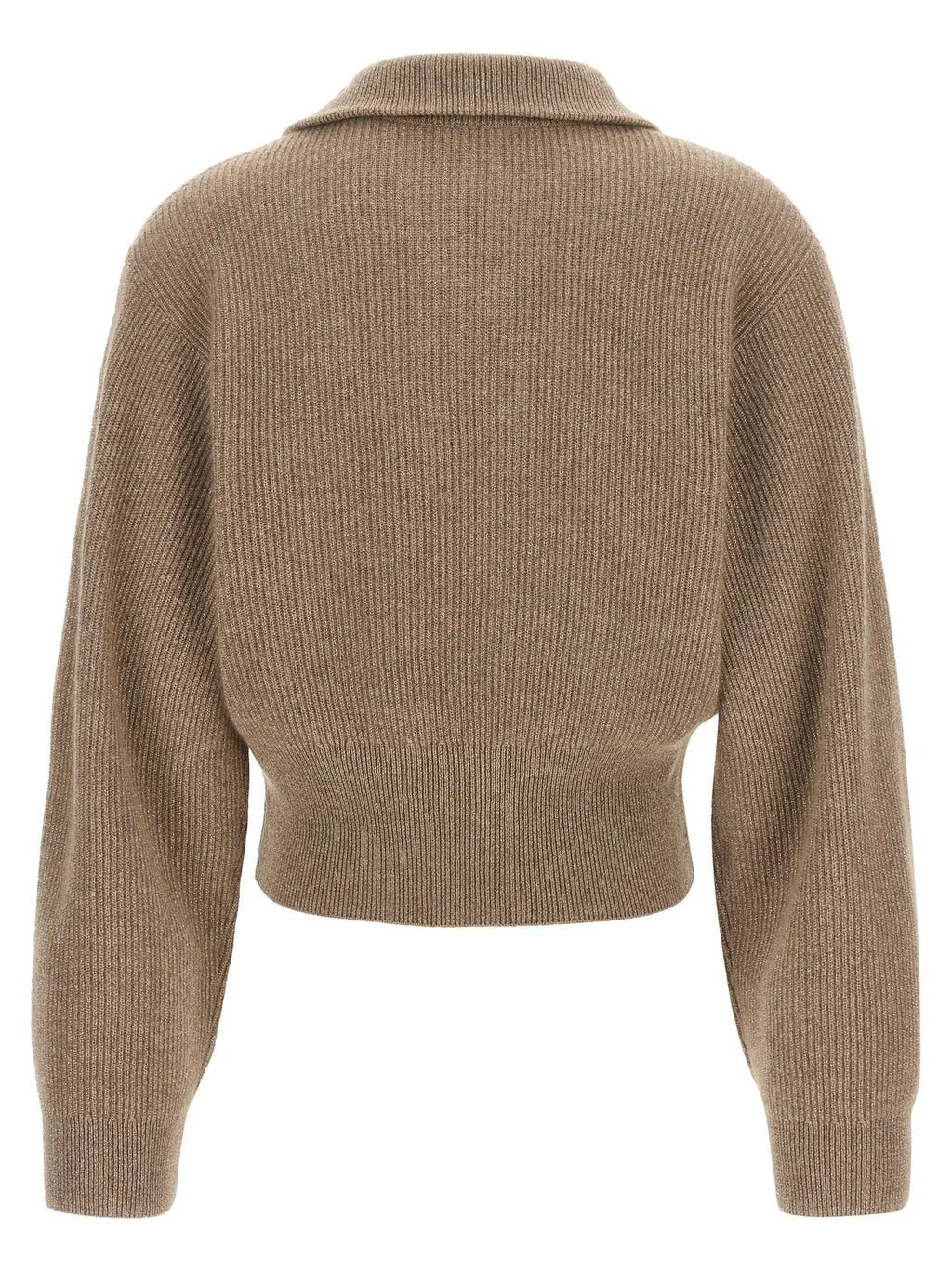 Brunello Cucinelli Brown Cashmere Cardigan