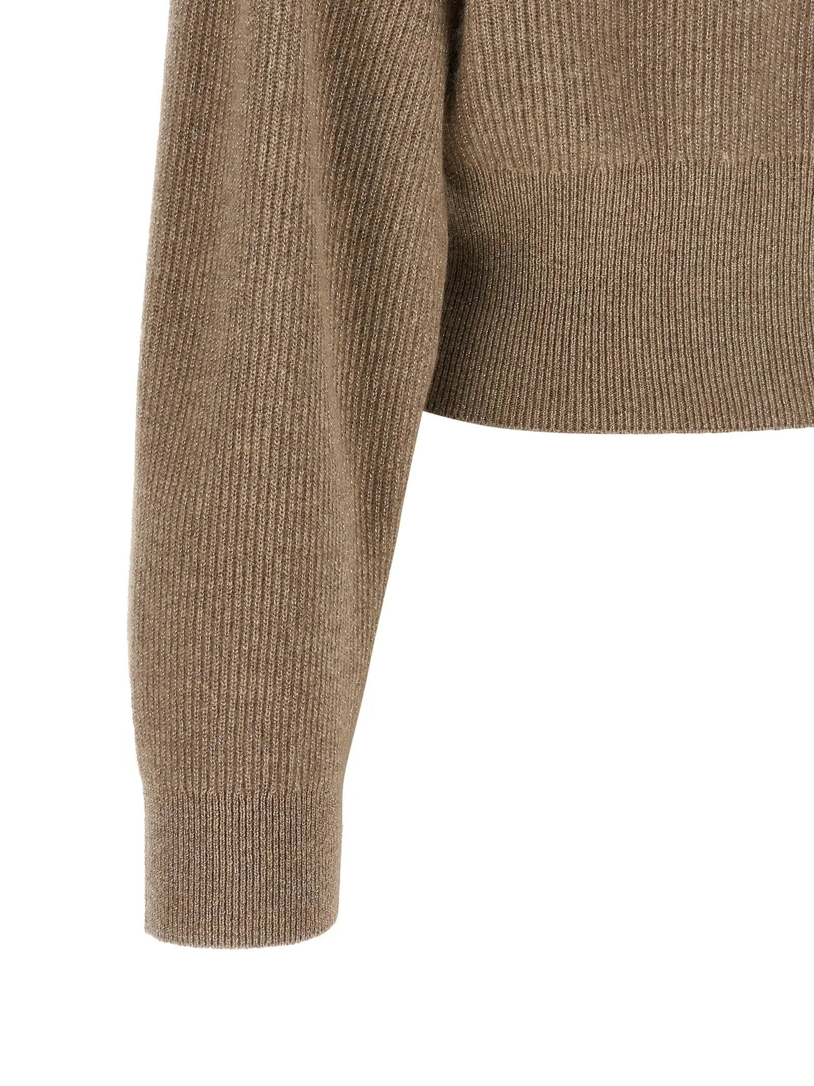 Brunello Cucinelli Brown Cashmere Cardigan