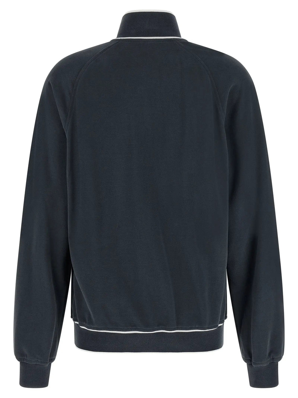 Brunello Cucinelli Blue Cotton Sweatshirt