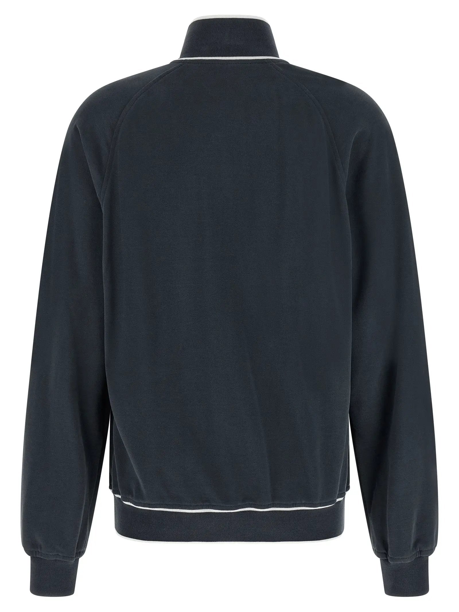Brunello Cucinelli Blue Cotton Sweatshirt