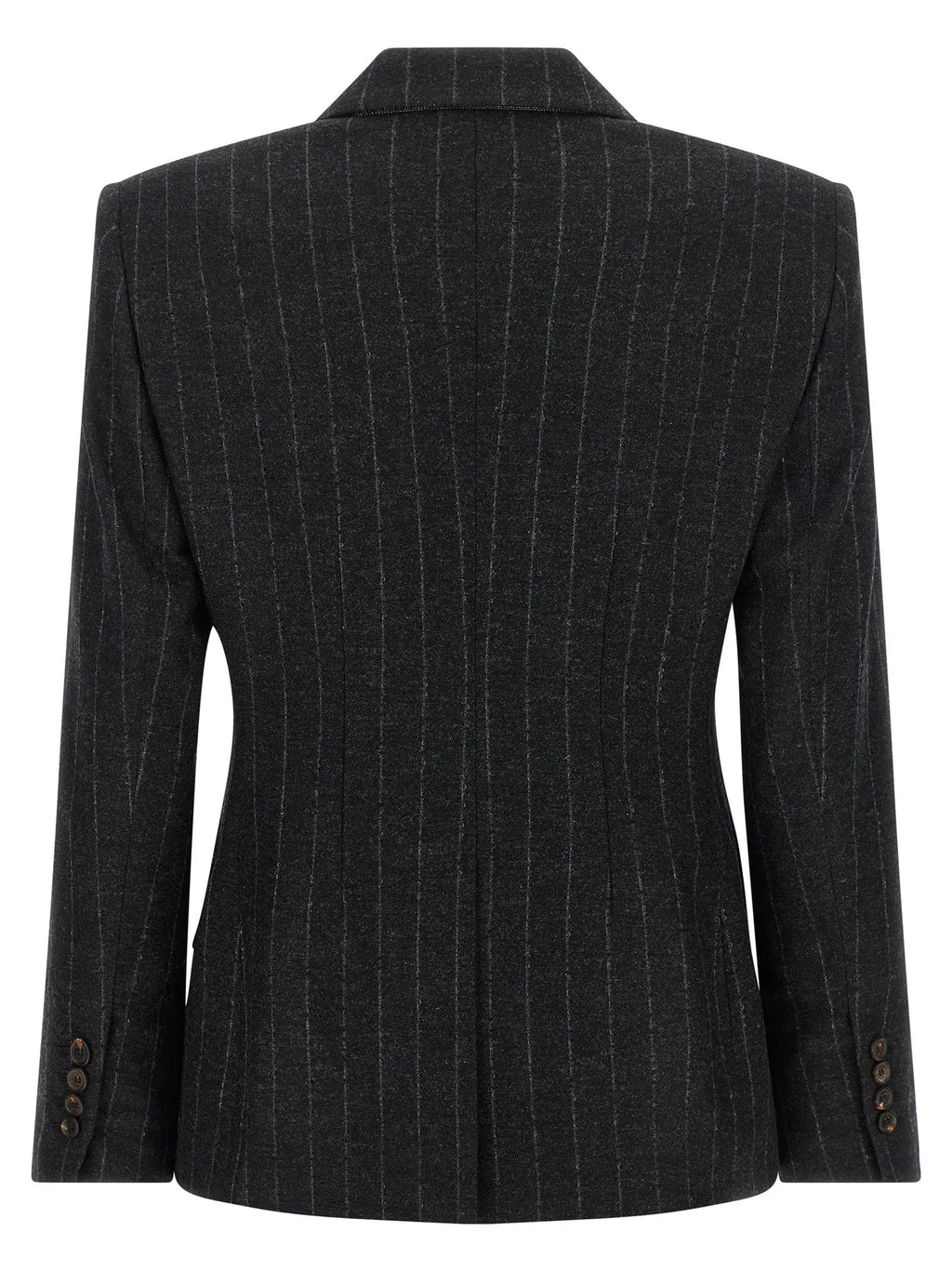 Brunello Cucinelli Gray Virgin Wool Blazer