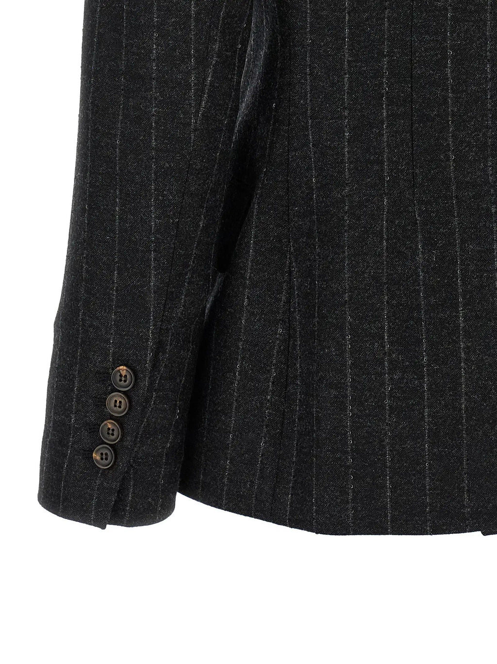Brunello Cucinelli Gray Virgin Wool Blazer