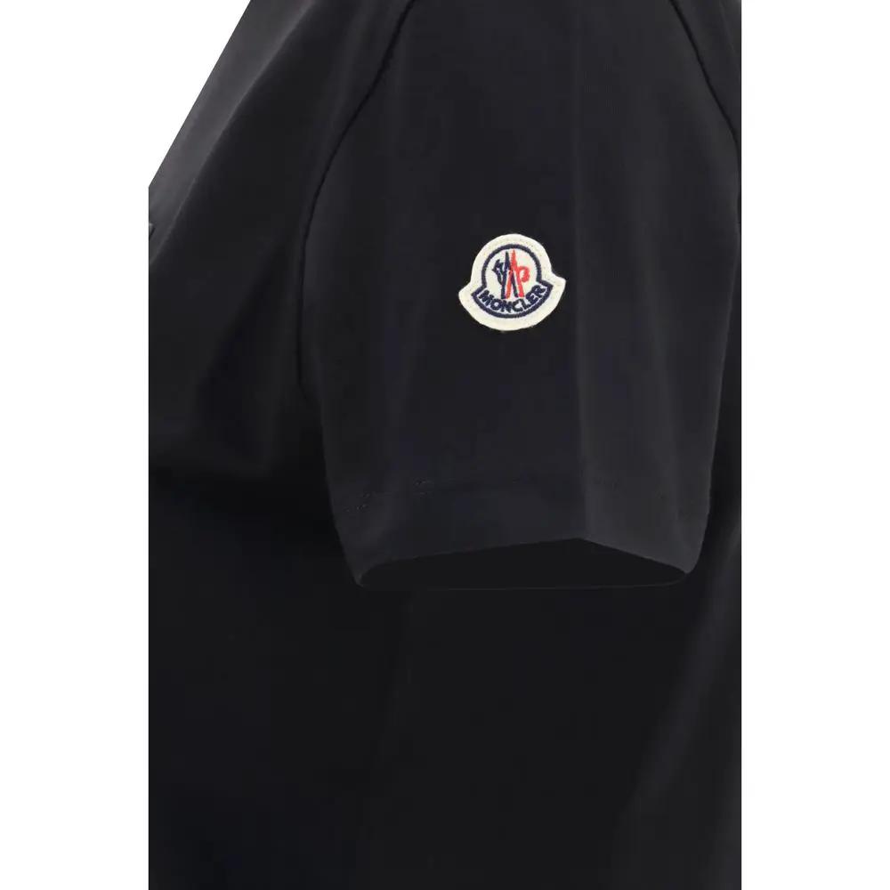Moncler Black Cotton T-Shirt