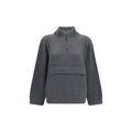Brunello Cucinelli Brunello Cucinelli Gray Cashmere Sweatshirt