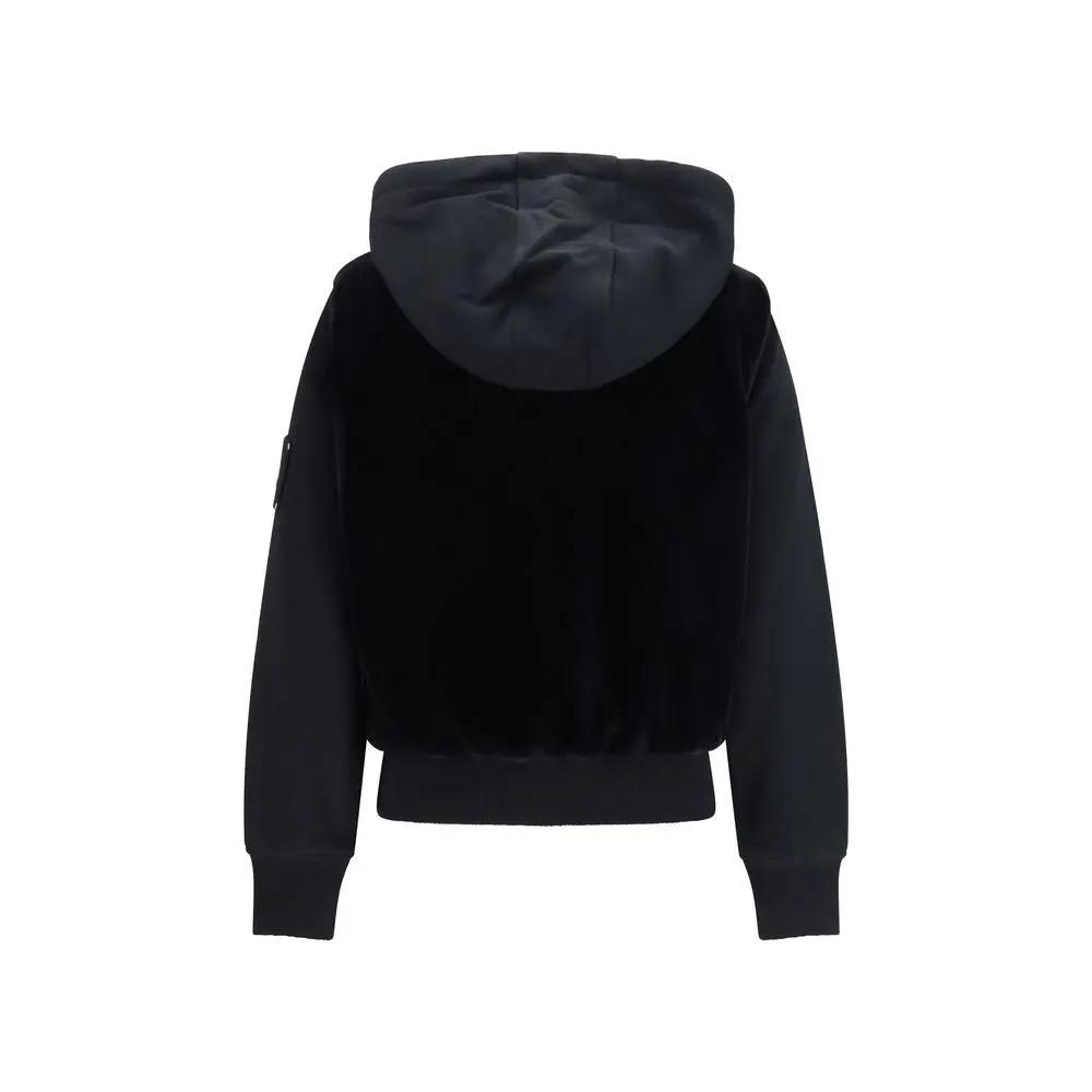 Moose Knuckles Black Cotton Sweatshirt