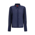 The Latest Blue Wool Oves Aries Dress Shirt