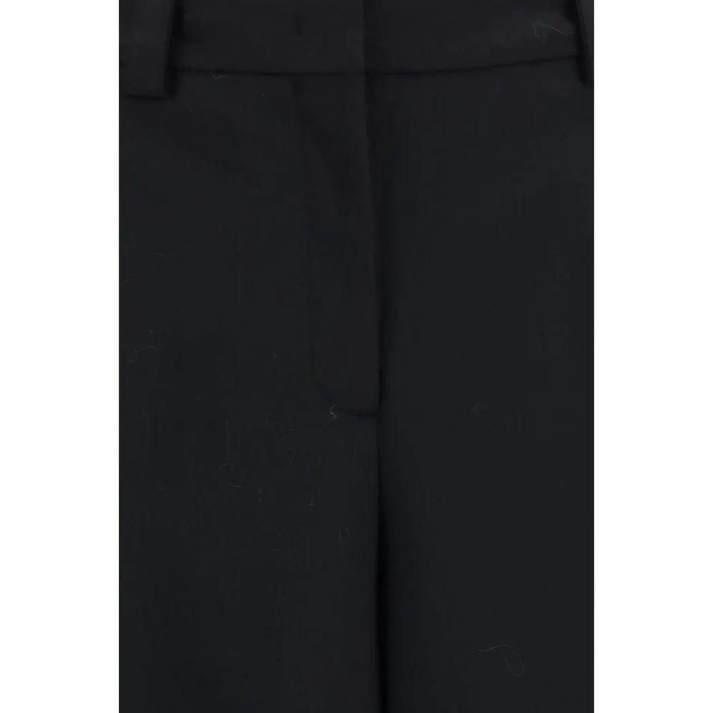 The Latest Black Polyester Casual Pants