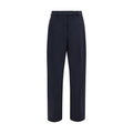 The Latest Blue Polyester Dress Pants