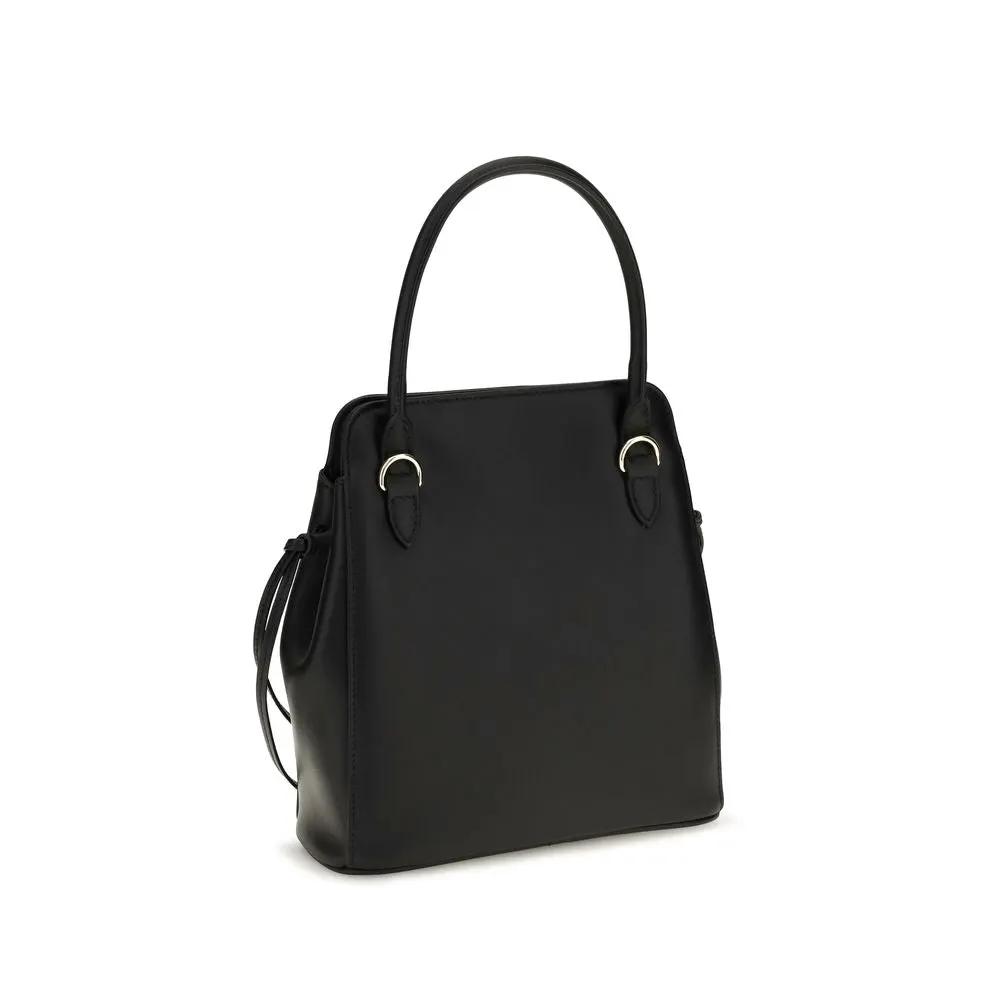 Prada Prada Black Calf Leather Bos Taurus Shoulder Bag