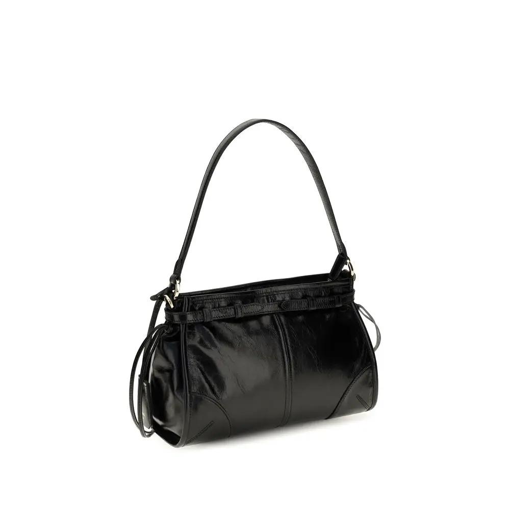 Prada Prada Black Calf Leather Bos Taurus Handbag