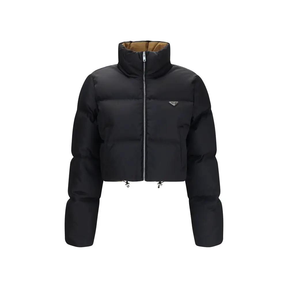 Prada Prada Black Goose Down Full-Length Jacket