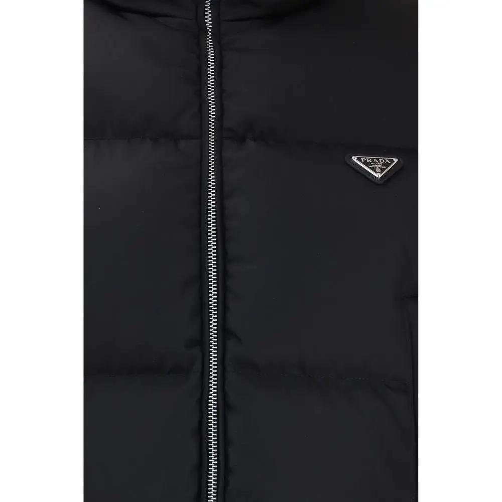Prada Prada Black Goose Down Full-Length Jacket