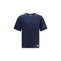 Saint Laurent Saint Laurent Blue Cotton T-Shirt