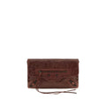 Balenciaga Balenciaga Bordeaux Lamb Ovis Aries Aries Clutch Bag