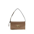 Valentino Garavani Valentino Garavani Brown Calf Leather Bos Taurus Shoulder Bag