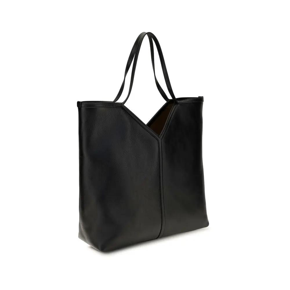 Saint Laurent Saint Laurent Black Calf Leather Bos Taurus Shoulder Bag