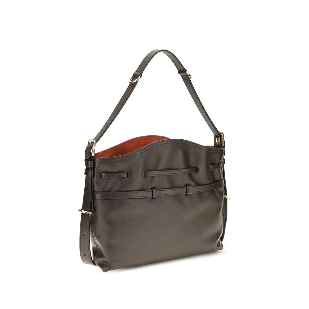 Givenchy Givenchy Brown Calf Leather Bos Taurus Backet Bag