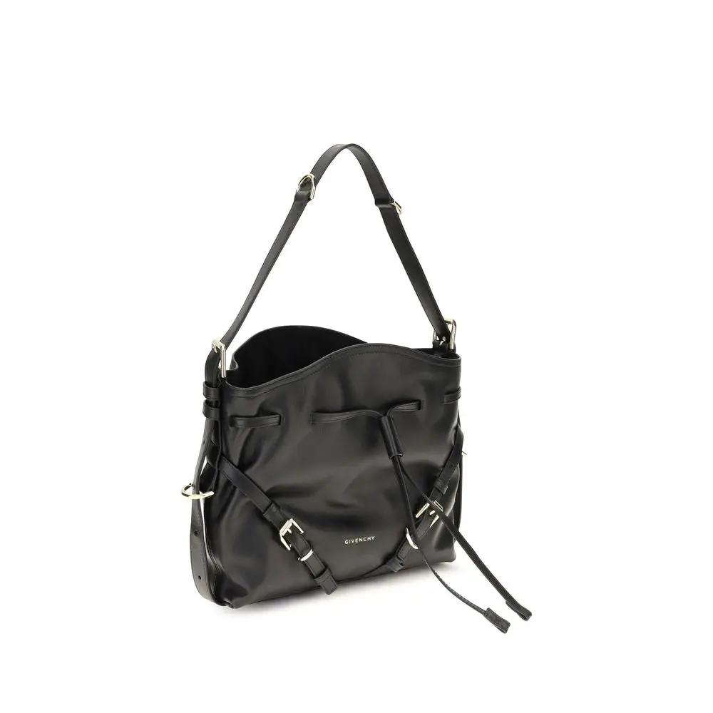 Givenchy Givenchy Black Calf Leather Bos Taurus Backet Bag