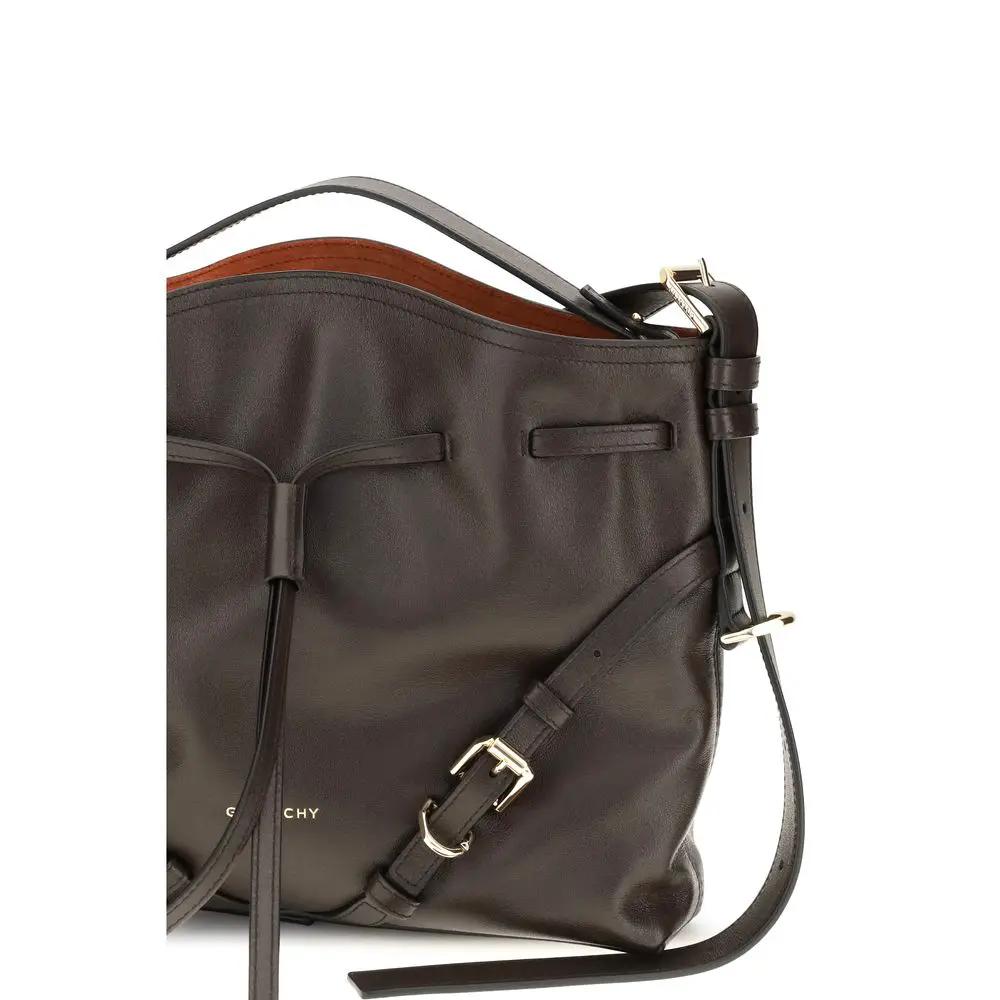Givenchy Givenchy Brown Calf Leather Bos Taurus Backet Bag