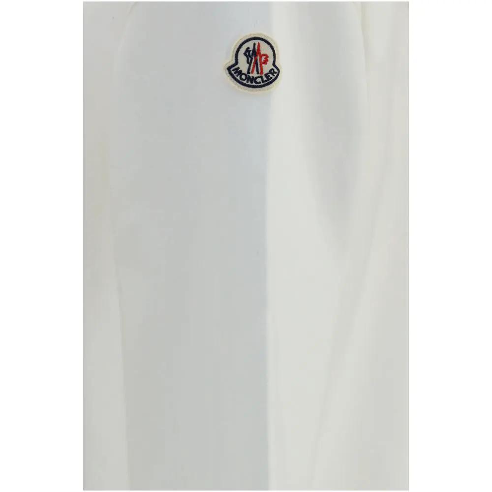 Moncler Moncler White Cotton Sweatshirt
