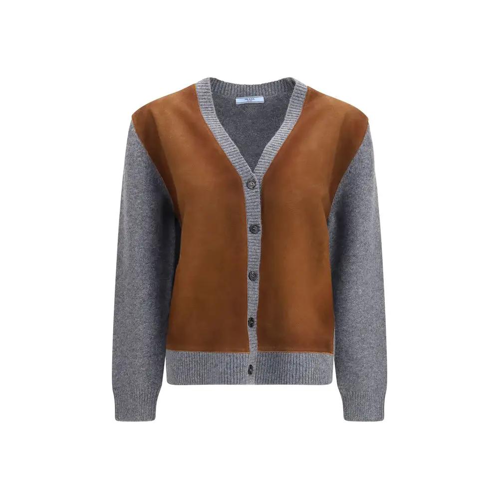Prada Multicolor Wool Oves Aries Cardigan