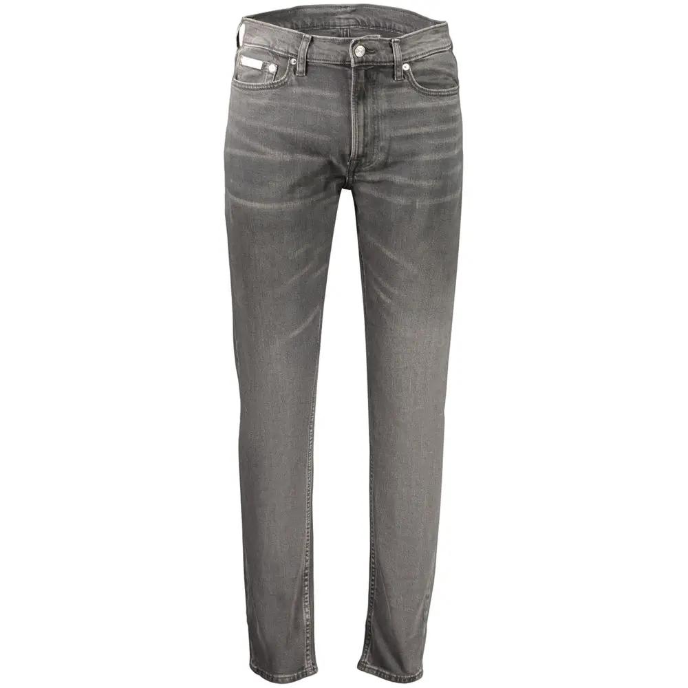 Calvin Klein Black Cotton Men's Jeans