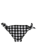 Bas de bikini Dolce & Gabbana à carreaux noirs et blancs
