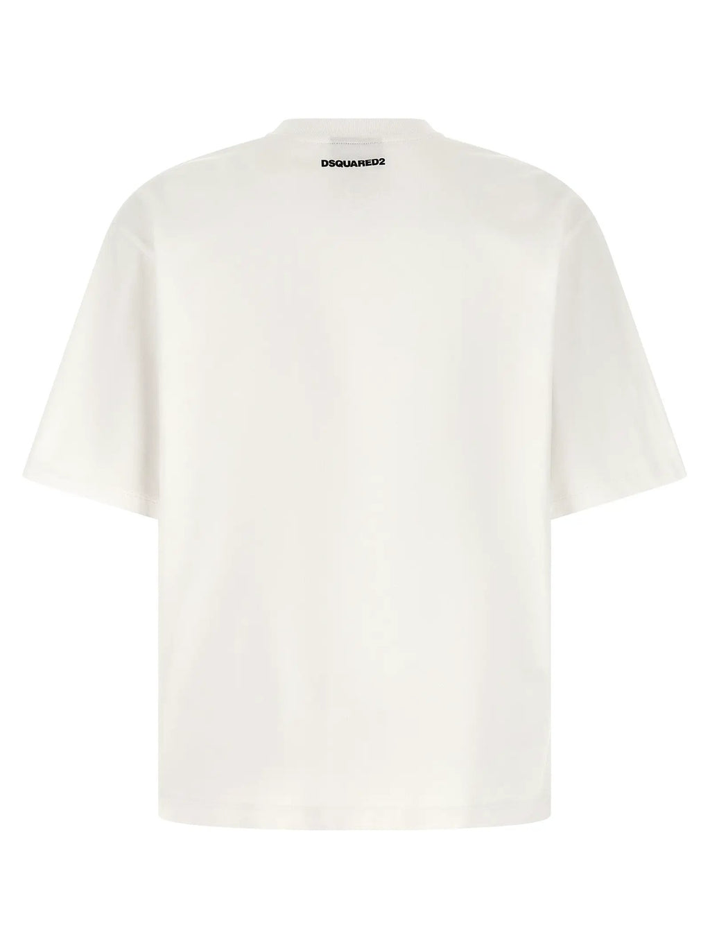 T-shirt en coton blanc Dsquared²