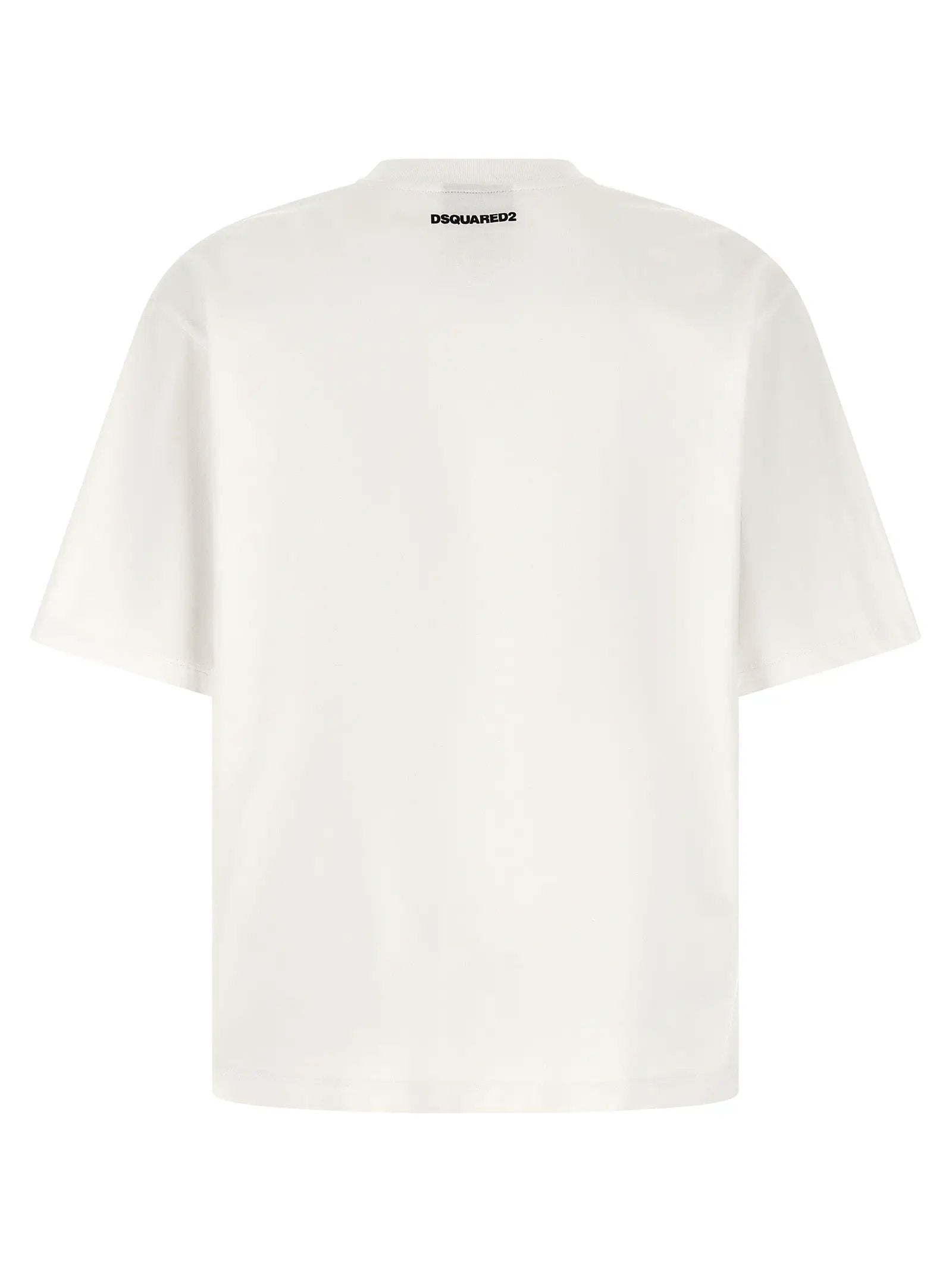T-shirt en coton blanc Dsquared²