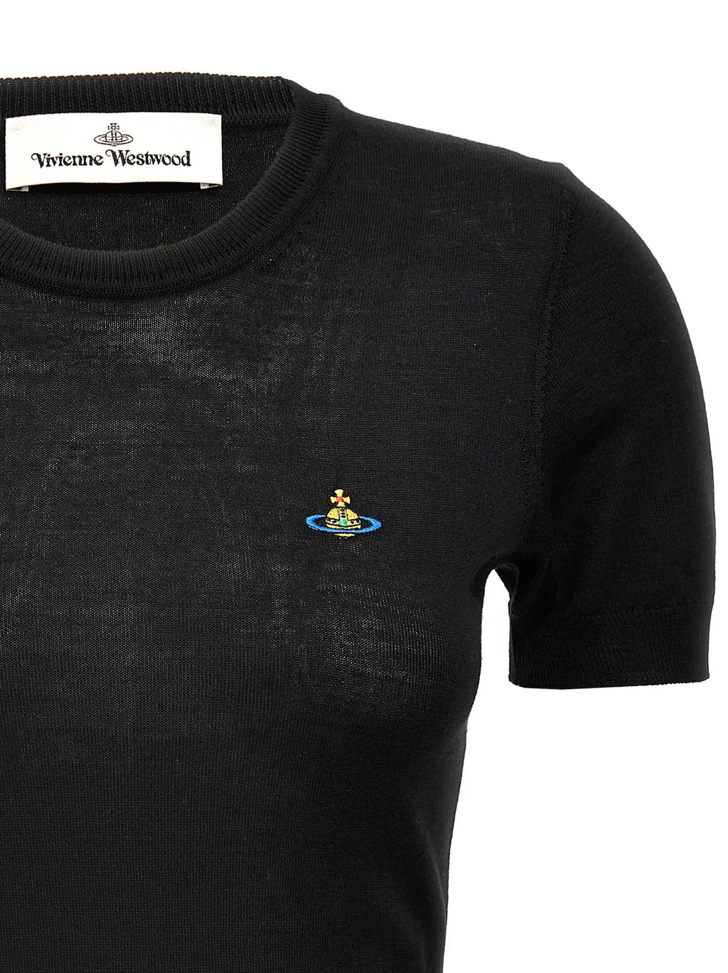 T-shirt en coton noir Vivienne Westwood