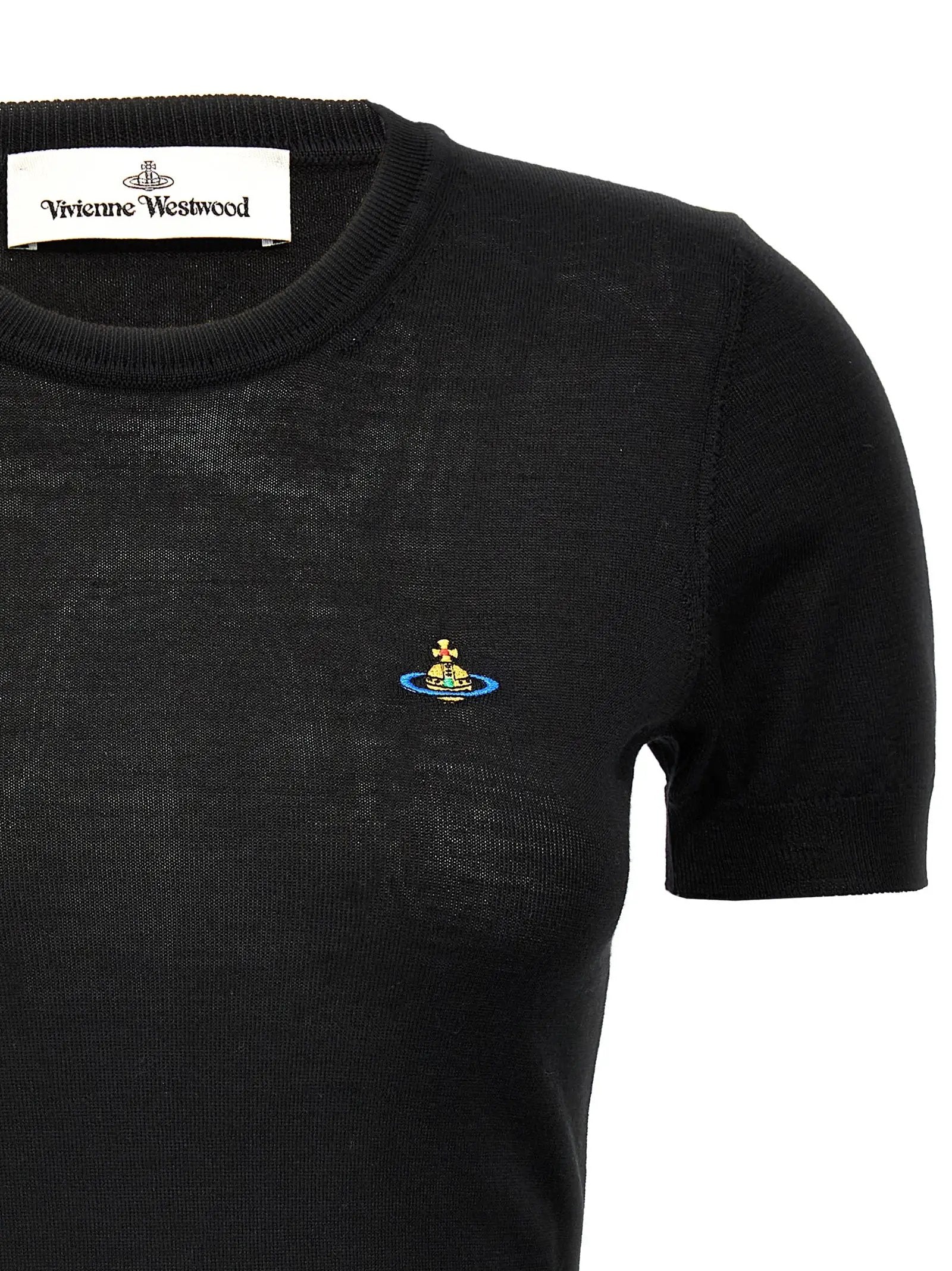 T-shirt en coton noir Vivienne Westwood