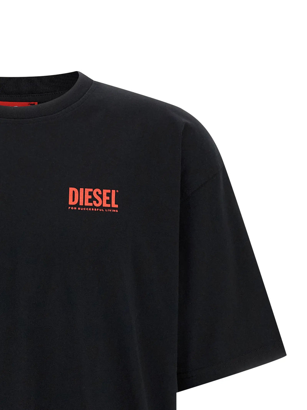Diesel Black Cotton T-Shirt