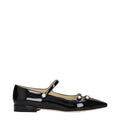 Jimmy Choo Black Leather Ballet Flats