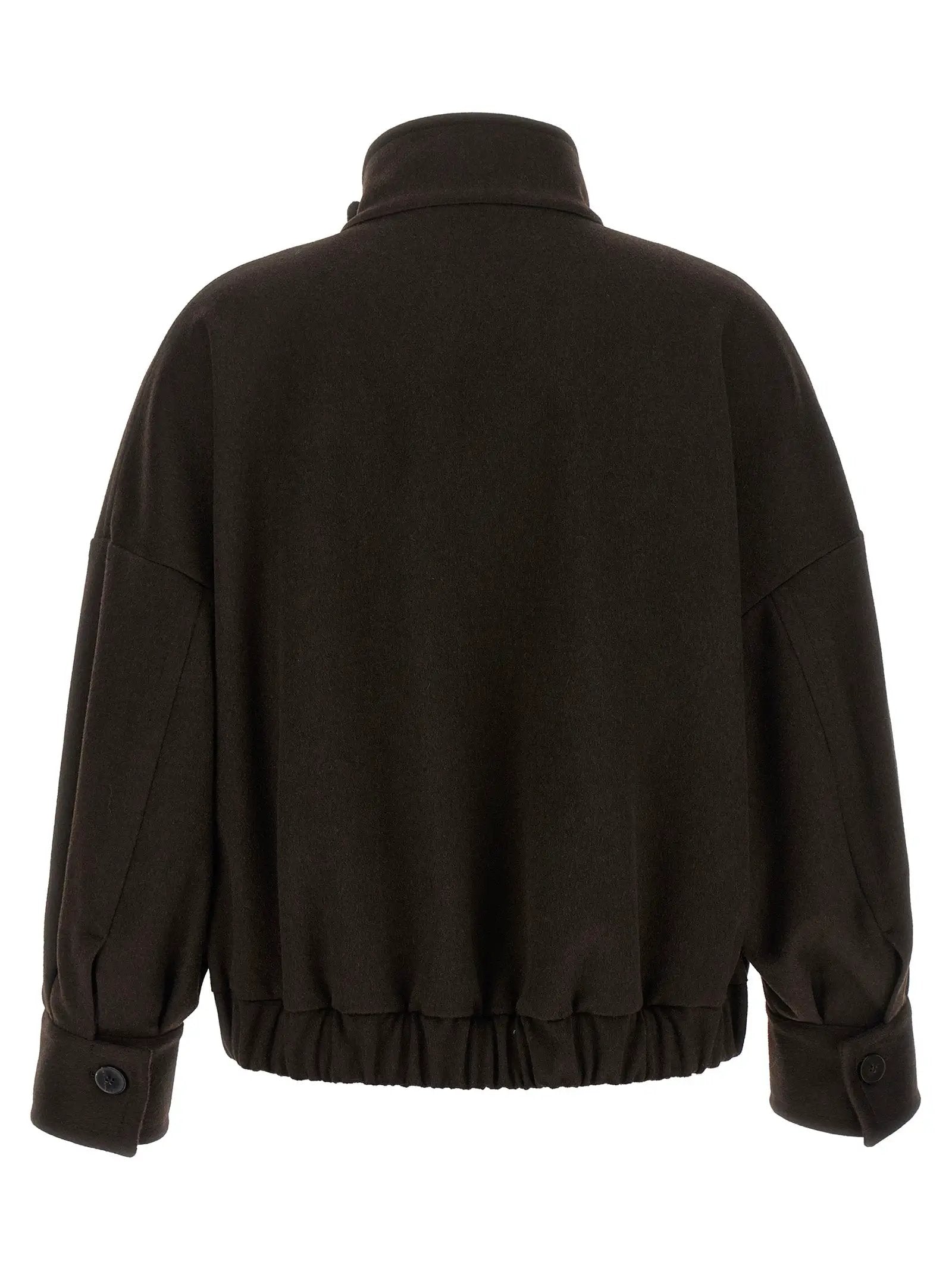 Alberto Biani Alberto Biani Brown Wool Bomber