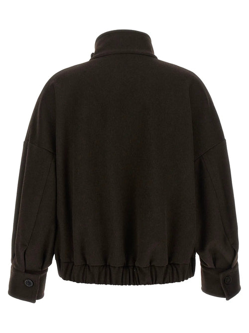 Alberto Biani Alberto Biani Brown Wool Bomber