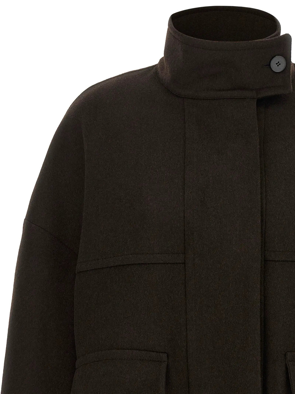 Alberto Biani Alberto Biani Brown Wool Bomber