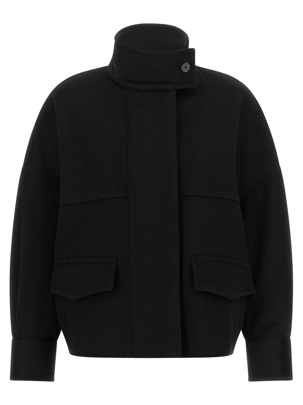 Alberto Biani Alberto Biani Black Wool Bomber