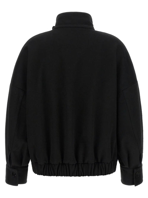 Alberto Biani Alberto Biani Black Wool Bomber