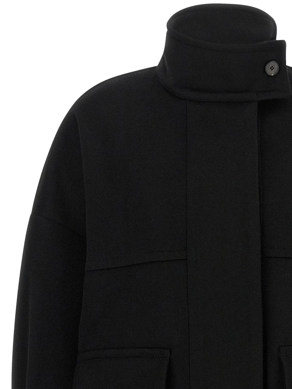 Alberto Biani Alberto Biani Black Wool Bomber