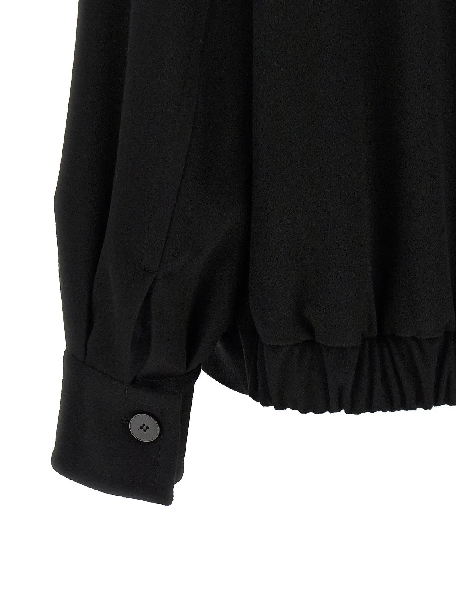 Alberto Biani Alberto Biani Black Wool Bomber